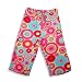Mulberribush - Girls Knit Pant, Pink, Aqua