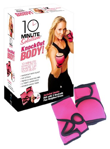 10 Minute Solution: Knockout Body Workout Kit w/Weighted Gloves