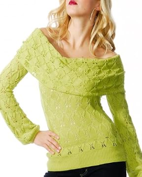 bebe.com : Off Shoulder Pointelle Sweater from bebe.com