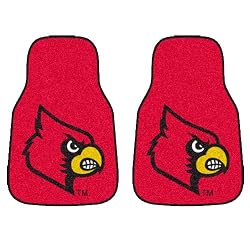 Fanmats 5452 University of Louisville Front Car Mat - 2 Piece
