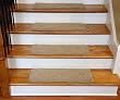 Dean Premium Serged DIY Carpet Stair Treads 27" x 9" Barley 70 Oz with Double-Sided Tape Included