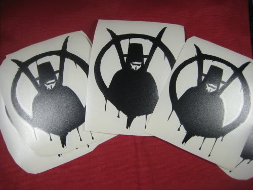 masks guy fawkes Discount Anonymous Mask Vinyl decal sticker