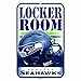 NFL Seattle Seahawks 11-by-17-Inch Sign
