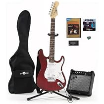 Electric-ST Guitar & Complete Pack Wine Red
