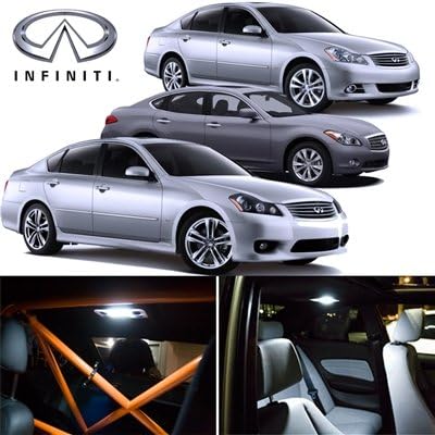 2003-2006 Infiniti M35 Interior Package LED Lights Kit 6000K SMD WHITE 2007-2012