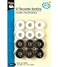 Dritz Pre-Wound Plastic Bobbins W/50yds Ea. -Black