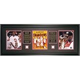 Dwyane Wade and Shaquille O'Neal Miami Heat Framed Collectible with Game-Used Jersey Pieces & Plate