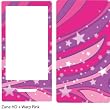 Warp Pink Design Protective Skin for Microsoft Zune HD