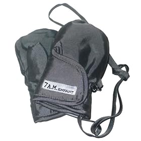 7A.M. ENFANT 212 Water Repellent and Fleece Lined Mittens with Velcro Closure