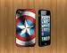 Search : Captain America Shield Custom Case/Cover FOR Apple iPhone 4 /4S BLACK Rubber Case WITH FREE SCREEN PROTECTOR ( Verison Sprint At&t)