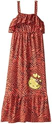 Girls Animal Print Glittering Cotton/Polyester/Tulle  Dress
