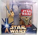 Star Wars A New Hope Obi Wan Kenobi Collectible Figure and Cup