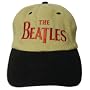 Beatles baseball hat two-tone black / tan adult embroidered cap