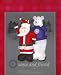 Santa and Polar Bear Friend 4 Ft. Christmas Airblown Inflatable