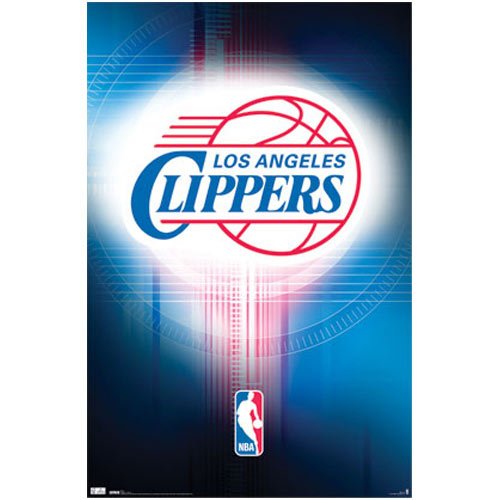 (22x34) Los Angeles Clippers Logo 2010 Sports Poster Pring