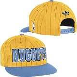 Adidas Denver Nuggets Pinstripe Snapback Hat
