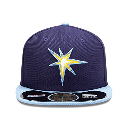 MLB Tampa Bay Rays Batting Practice 59Fifty Baseball Cap, Blue