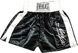 Joe Frazier Autographed Black Everlast Boxing Trunks