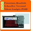 4 x Displayschutzfolie Bildschirmschutzfolie KRISTALLKLAR von 4ProTec f�r Nikon Coolpix P330