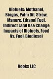 Biofuels: Methanol, Biogas, Palm oil, Ethanol fuel, Indirect land use change impacts of biofuels, 2007-2008 world food price crisis