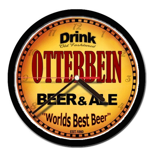 OTTERBEIN beer and ale cerveza wall clock