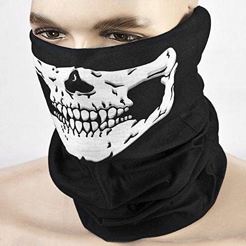 Seamless Stretchable Tubular Skull Face Mask