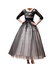 Tulle Lace Applique Prom Dress 