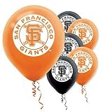 San Francisco Giants Latex Balloons (6 Pack)