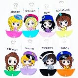 SNSD Girls Generation Genie Socks 8 Pairs (White Version)