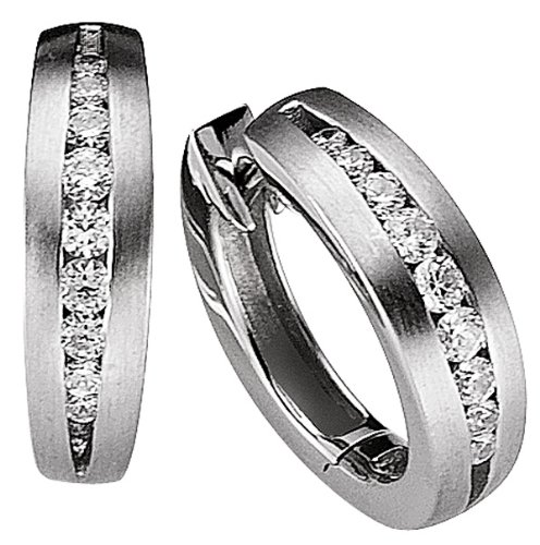 Viventy Damen-Creolen 925 Sterling Silber mit Zirkonia 696474 Preisvergleich