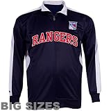 Majestic New York Rangers Big & Tall Therma Base Track Jacket 4X Big