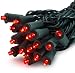 GKI Bethlehem Lighting FlexChange Indoor/Outdoor Holiday Christmas Light Set with 50 Wide-Angle 5 mm LED , Red