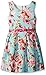 Beautees Girls' Mint Floral Skaters Dress