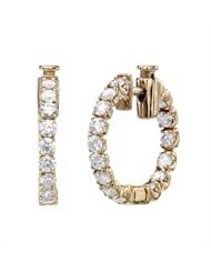 Diamond Hoop Earrings in 14k Rose Gold