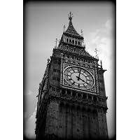 Big Ben London England Black and White Print LNBW3905 4x6