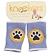 Ah Goo Baby Kneekers Baby Knee Pads for Crawling, Unisex, Paws Periwinkle Pattern, For Lean Legs