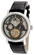 Adee Kaye Men's Multi-Function Automatic Semi-Skeleton Watch with Open Heart Tourbillon Window Model AK-4094-M1