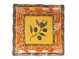 IMAGE OF Certified International French Olives 13-1/4-Inch Square Platter