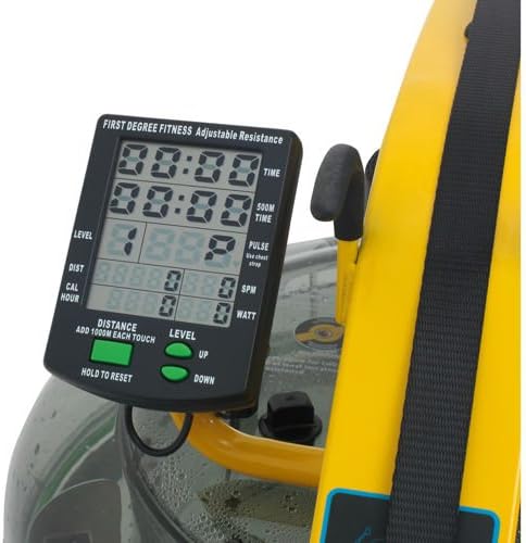 Daytona Challenge AR Fluid Rowing Machine, Yellow