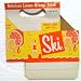 SKI Lemon-Orange Drink 6 Pack Cardboard BOTTLE CASE (Vintage-Never Opened)
