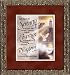 God Grant Me Serinity . . . Beautiful 5" by 5" Desktop or Shelf Decorative Framed Art