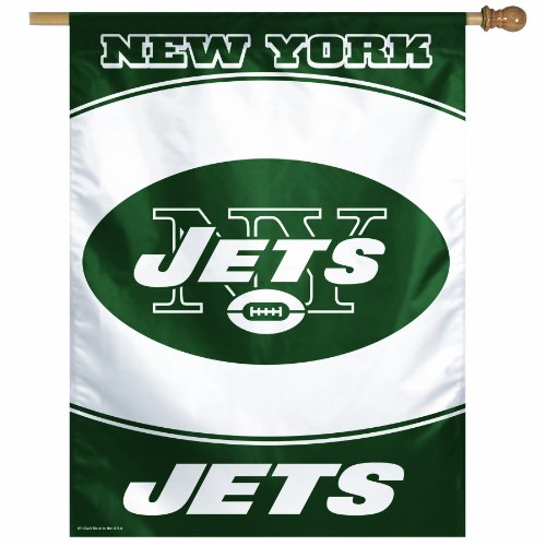 NFL New York Jets 27-by-37 inch Vertical Flag