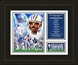 Edmonton Oilers Framed Warren Moon 2006 Hall of Fame Milestones and Memories NHL Hockey