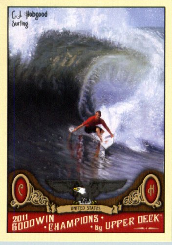 Best Price 2011 Upper Deck Goodwin Champions 84 C.J. Hobgood / Surfing - Trading Card in a protective screwdown case!