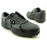 OAKLEY Bow Tye Two Black Wide Glof Shoes Mens 10 = 9 UK