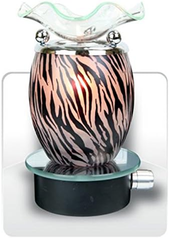 New Sexy Time Tiger Print Plug-In Oil Warmer + 3 Free Replacement Bulbs