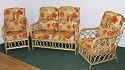 Cane Conservatory Furniture CUSHIONS ONLY full suite,