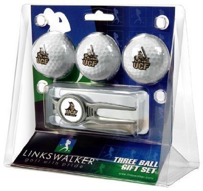 Central Florida Knights 3 Golf Ball Gift Pack W/ Kool Tool - Ncaa College Athletics