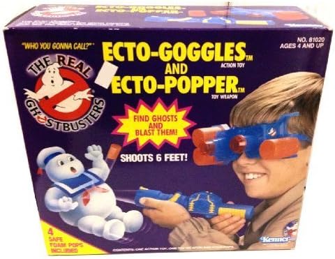 ECTO-GOGGLES action toy AND ECTO-POPPER toy weapon / THE REAL GHOSTBUSTERS / Kenner 1984 by The Real Ghostbusters