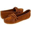Minnetonka Womens Kilty Suede Moc Softsole Moccasins
